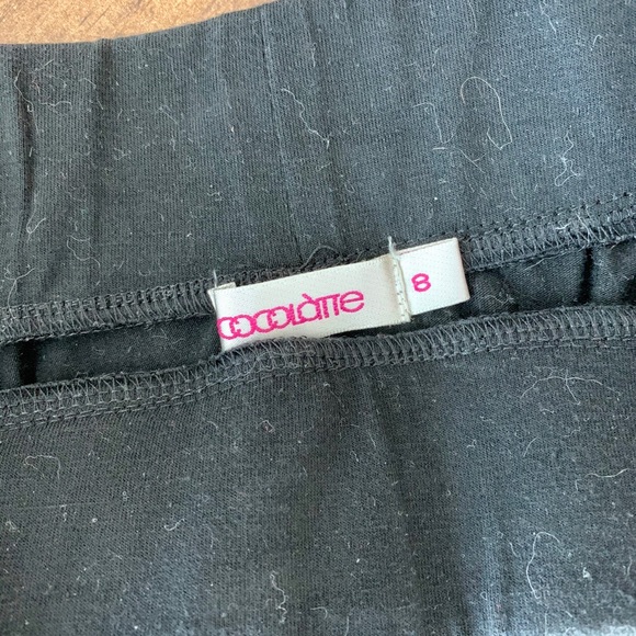 Black cotton skater skirt - Picture 4 of 4